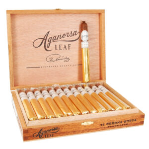 AGANORSA LEAF SIGNATURE COROJO CORONA GORDA6X44(25)