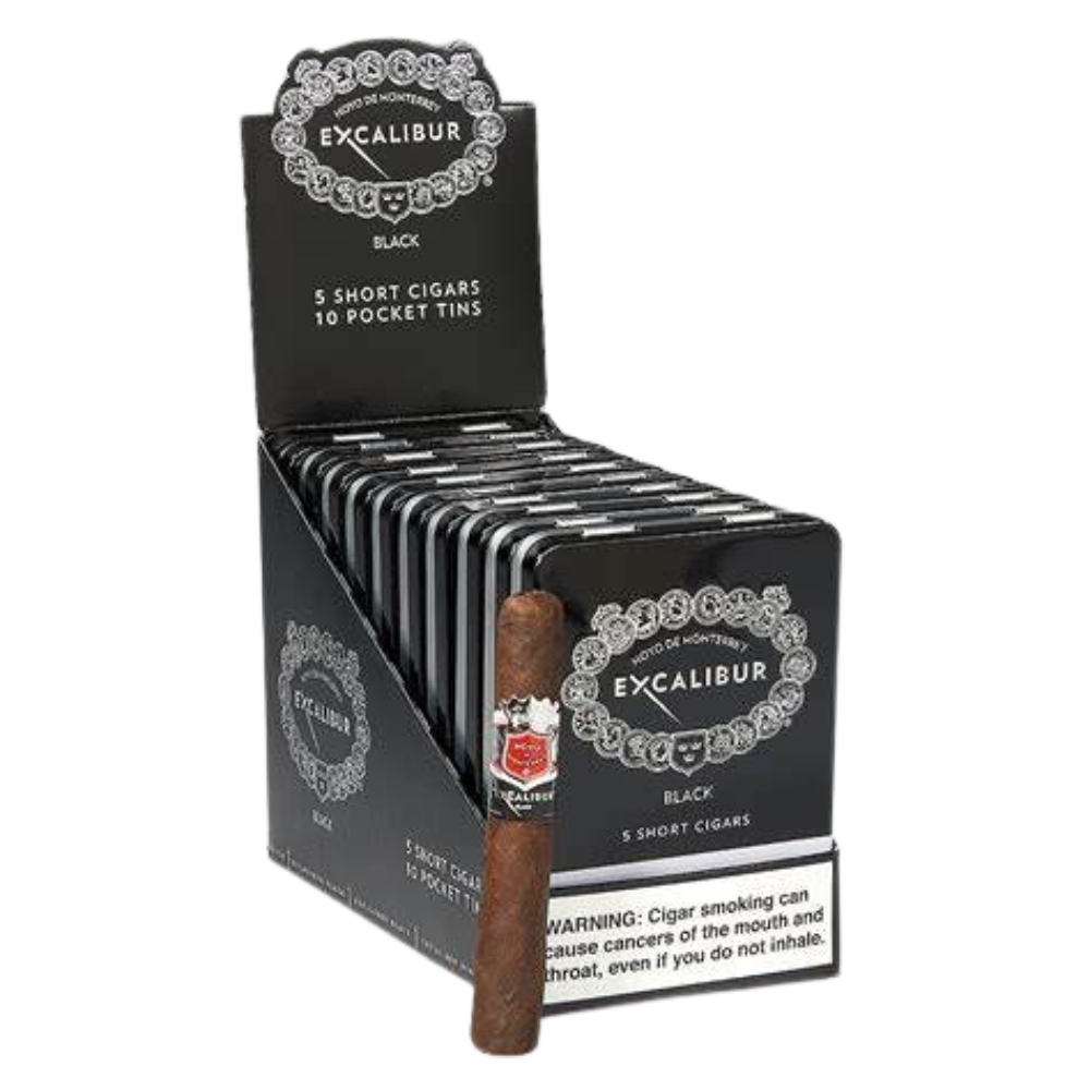 EXCALIBUR BLACK Shorts 4 x 3810 Tins of 5(50)